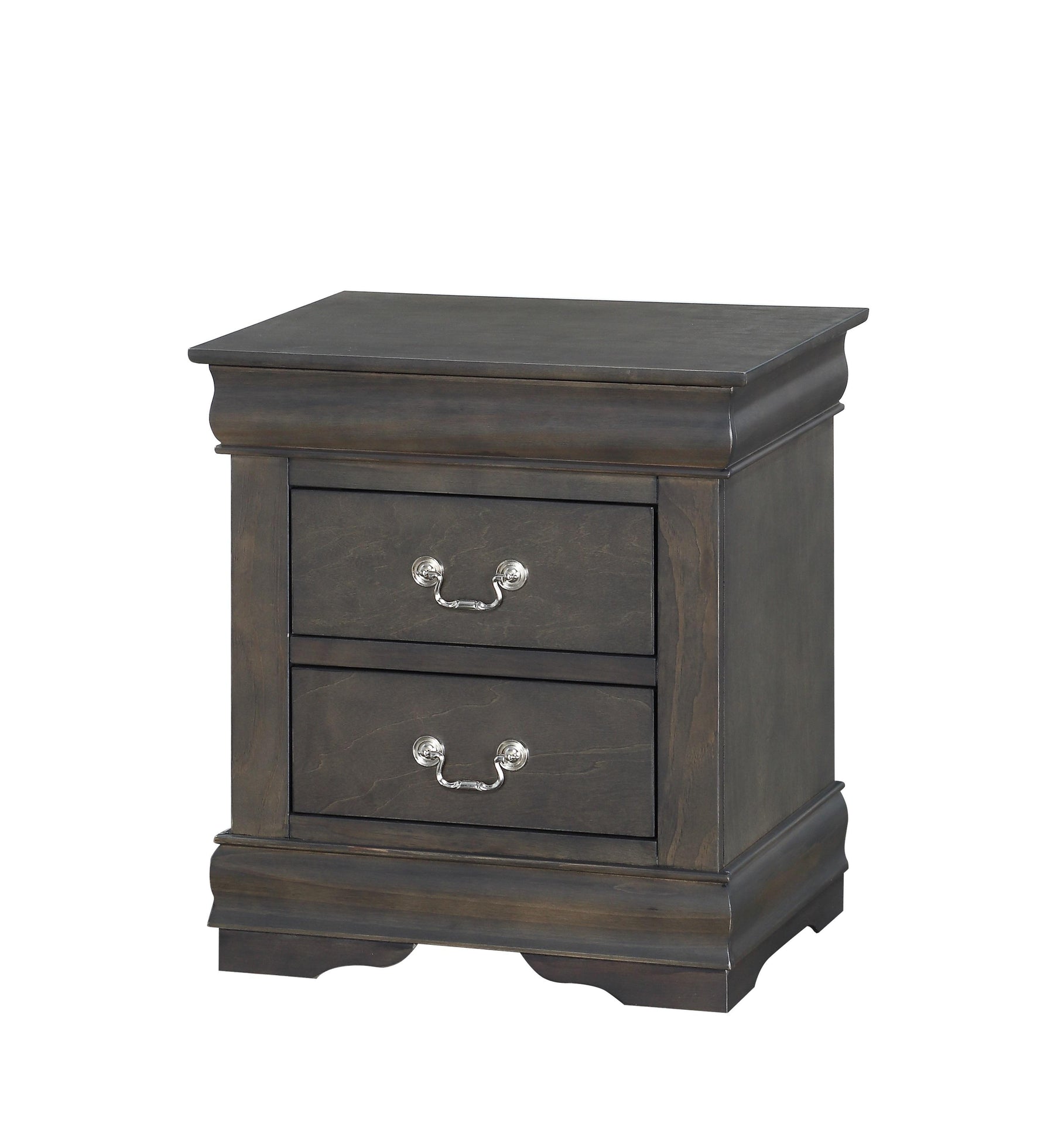 Louis Philippe Dark Gray Nightstand  Half Price Furniture