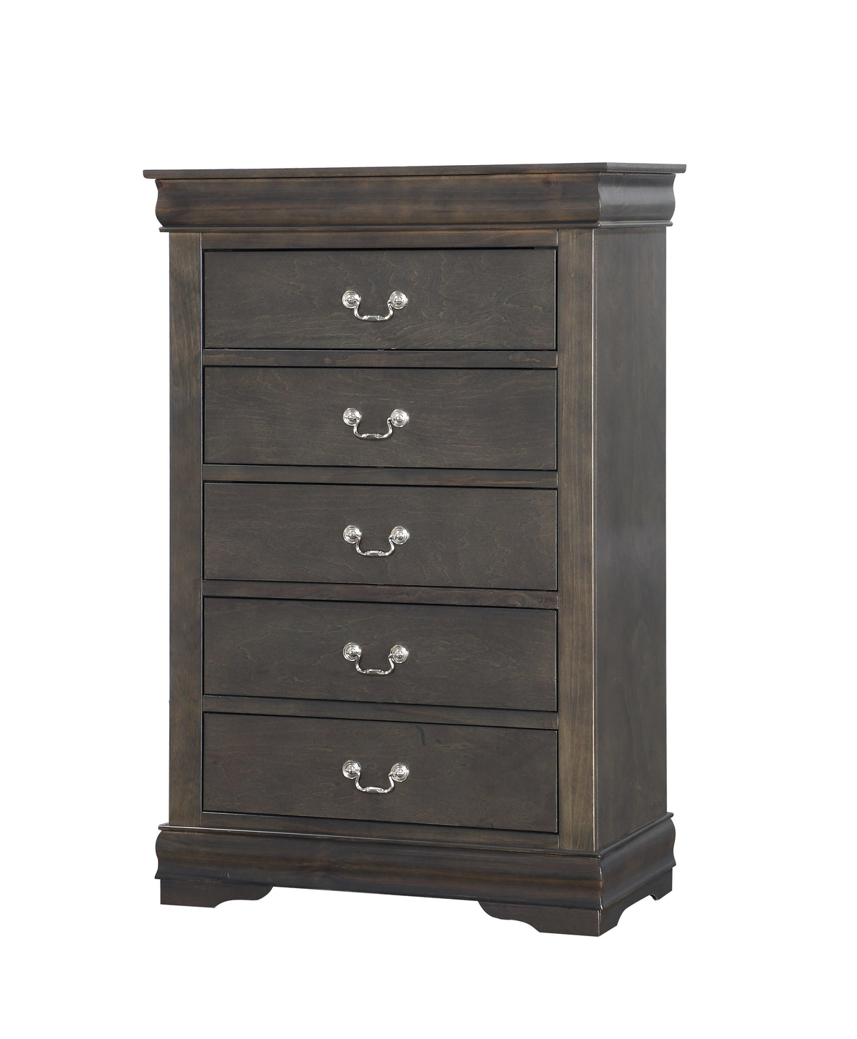 Louis Philippe Dark Gray Chest  Half Price Furniture