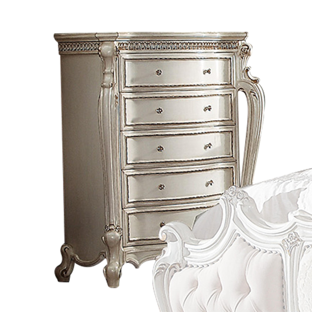 Picardy Antique Pearl Chest  Half Price Furniture