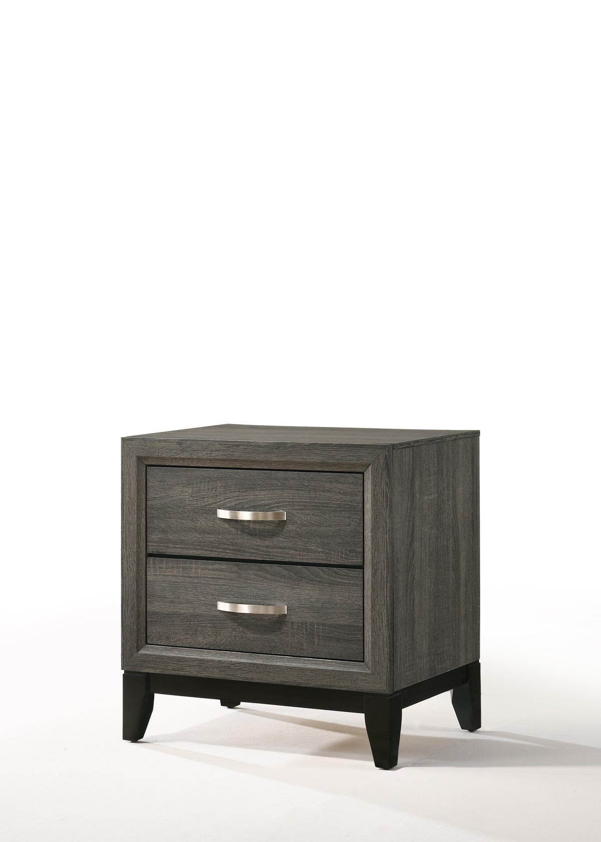 Valdemar Weathered Gray Nightstand  Half Price Furniture