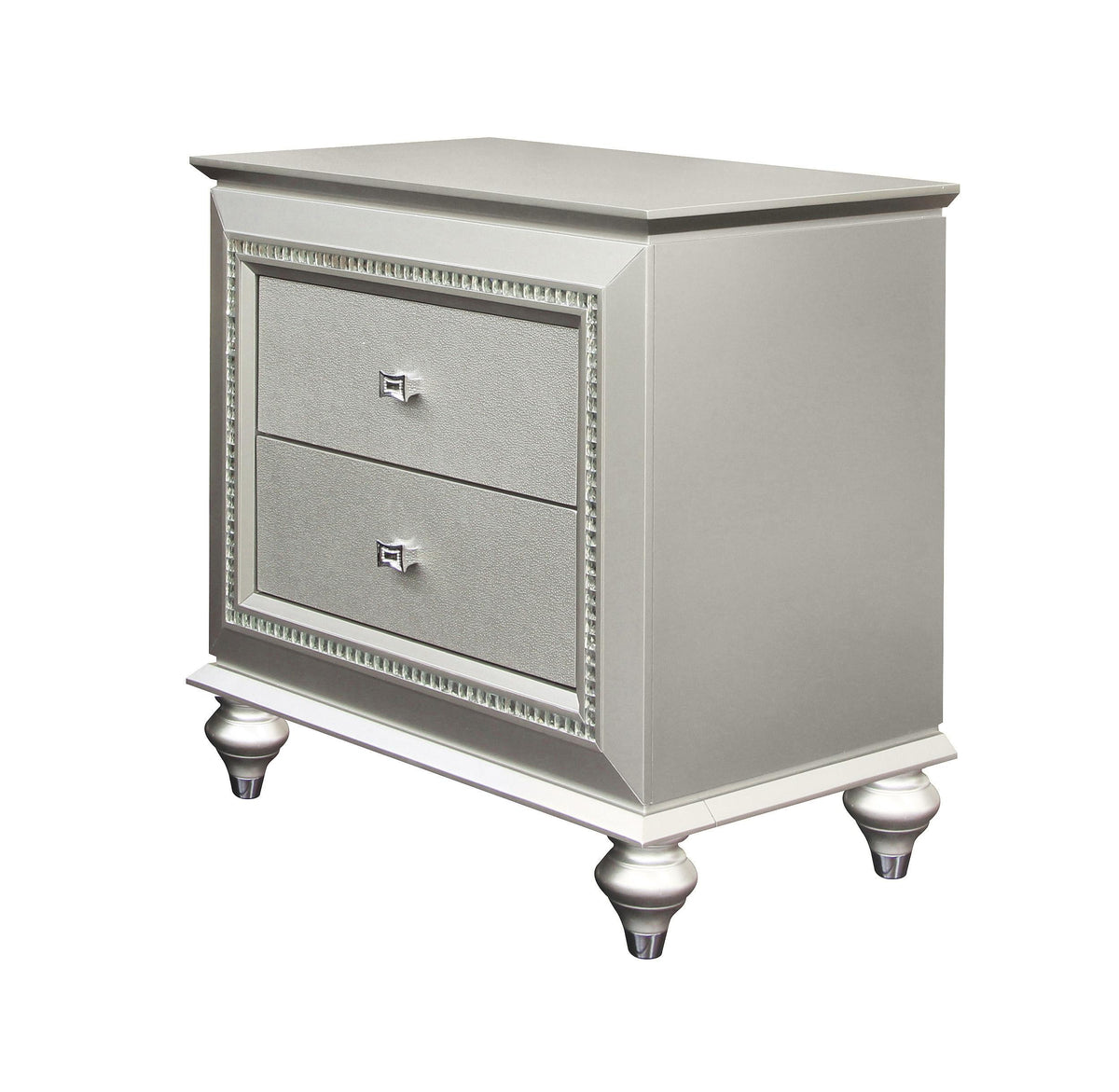 Kaitlyn Champagne Nightstand  Half Price Furniture