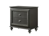 Kaitlyn Metallic Gray Nightstand  Half Price Furniture