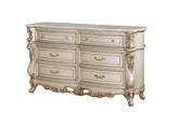 Gorsedd Marble & Antique White Dresser Half Price Furniture