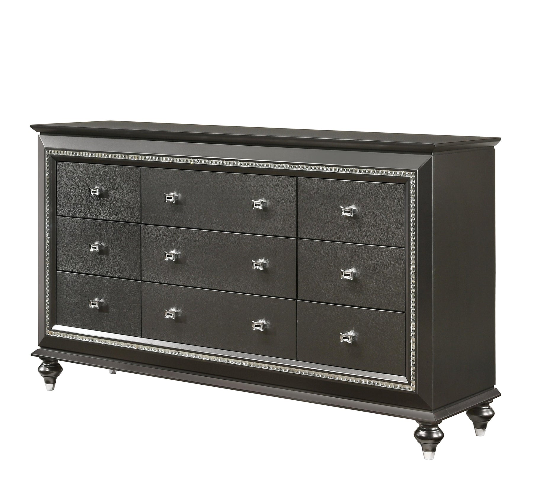 Kaitlyn Metallic Gray Dresser Half Price Furniture