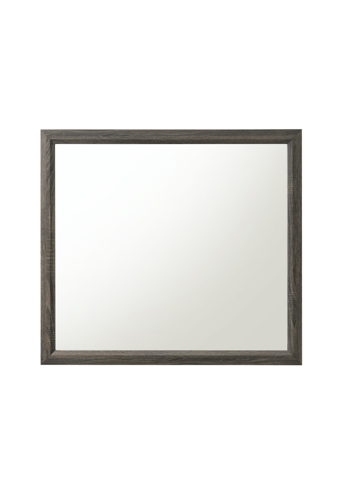 Valdemar Weathered Gray Mirror Half Price Furniture