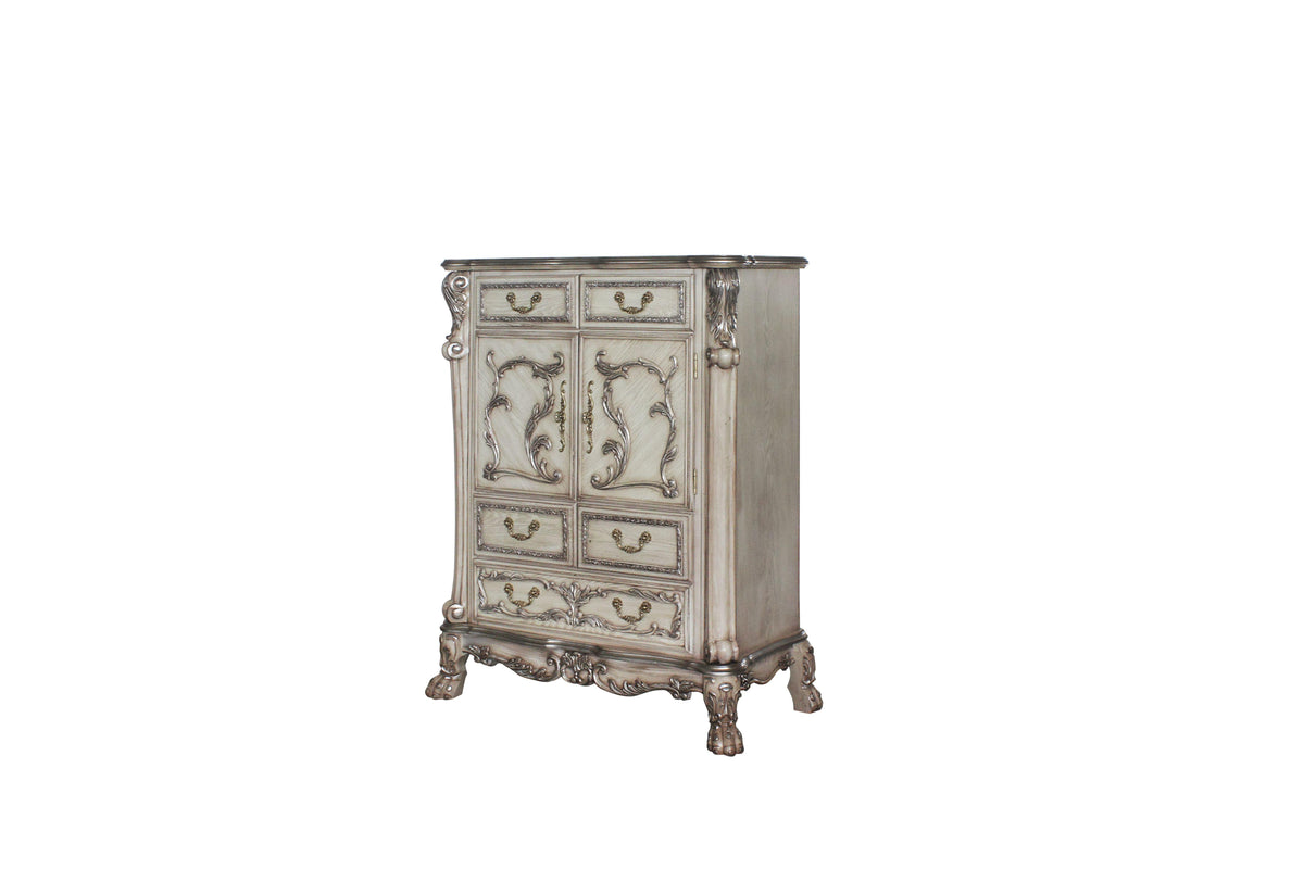 Dresden Vintage Bone White Chest Half Price Furniture