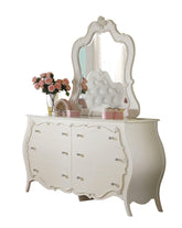 Edalene Pearl White Mirror Half Price Furniture