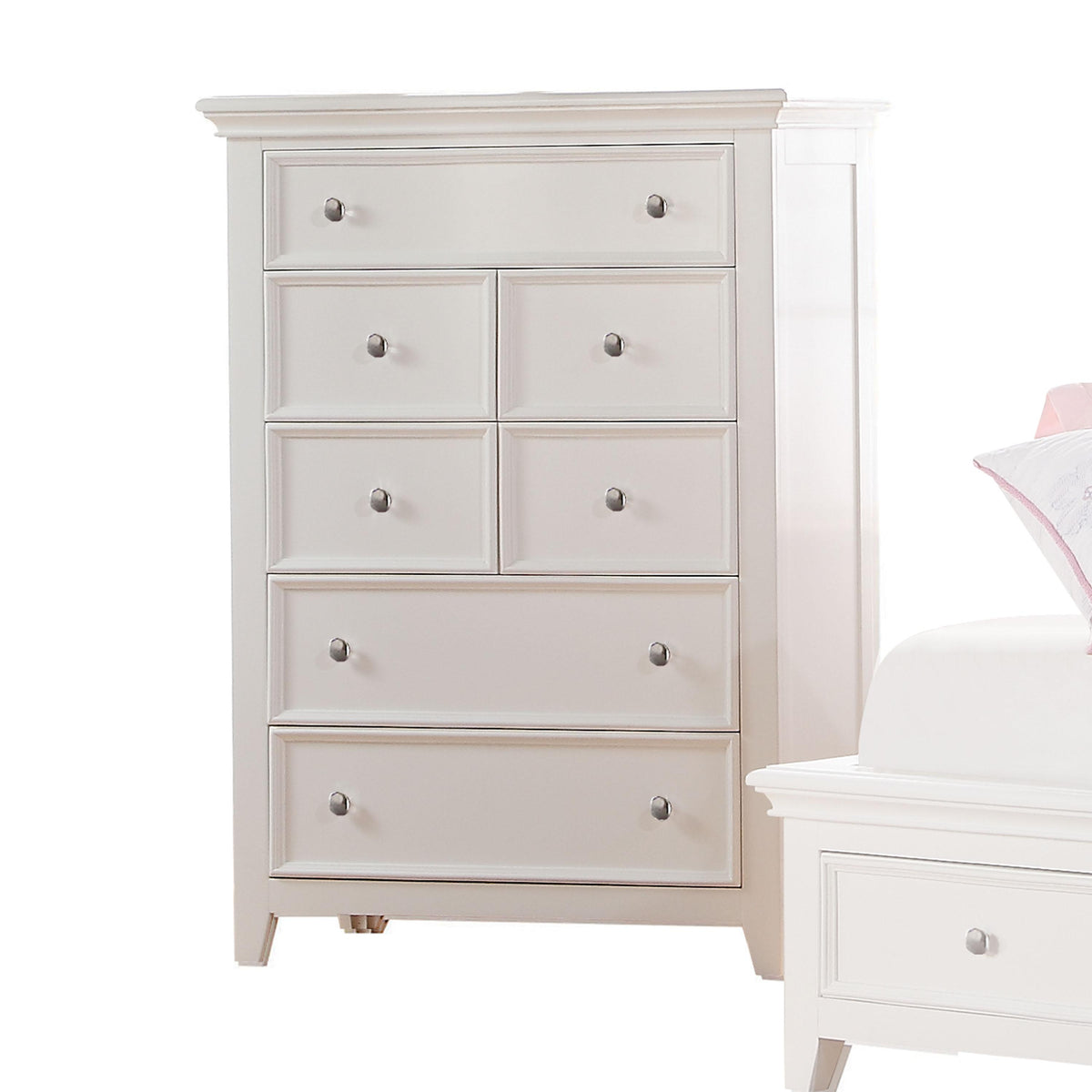 Lacey White Chest Half Price Furniture