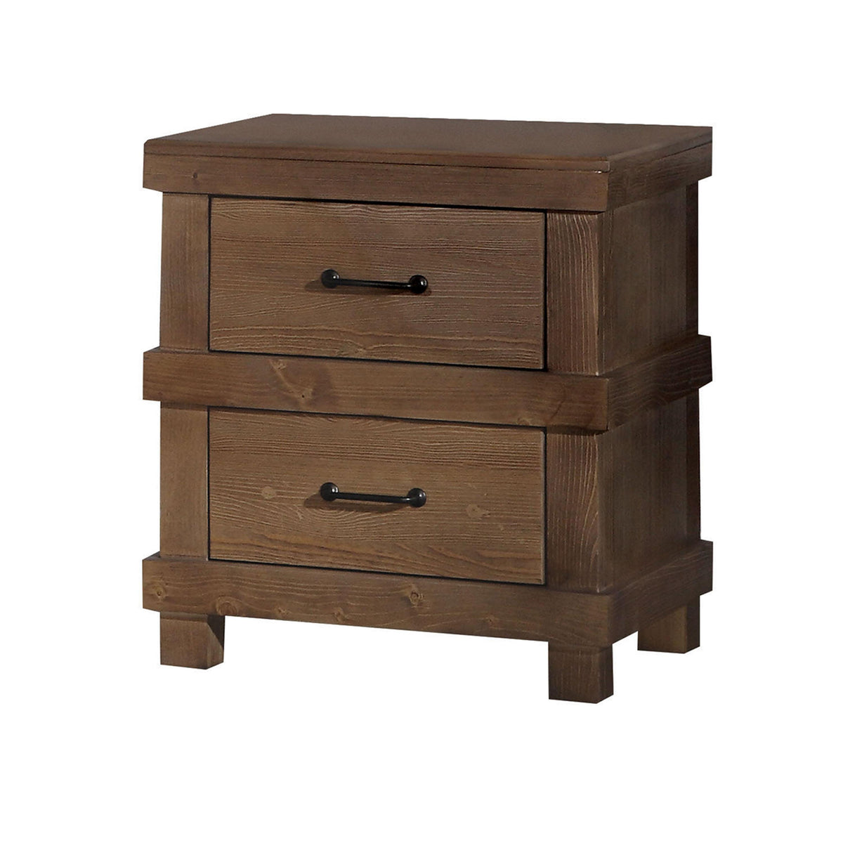 Adams Antique Oak Nightstand  Half Price Furniture