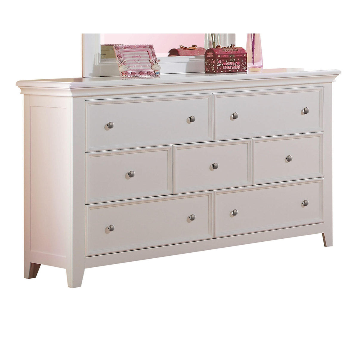 Lacey White Dresser  Half Price Furniture