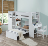 Ragna White Twin Bed Half Price Furniture