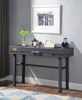 Cargo Gunmetal Vanity Desk Half Price Furniture