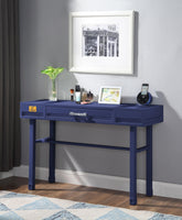 Cargo Blue Vanity Desk Half Price Furniture