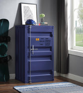 Cargo Blue Chest (Single Door) Half Price Furniture