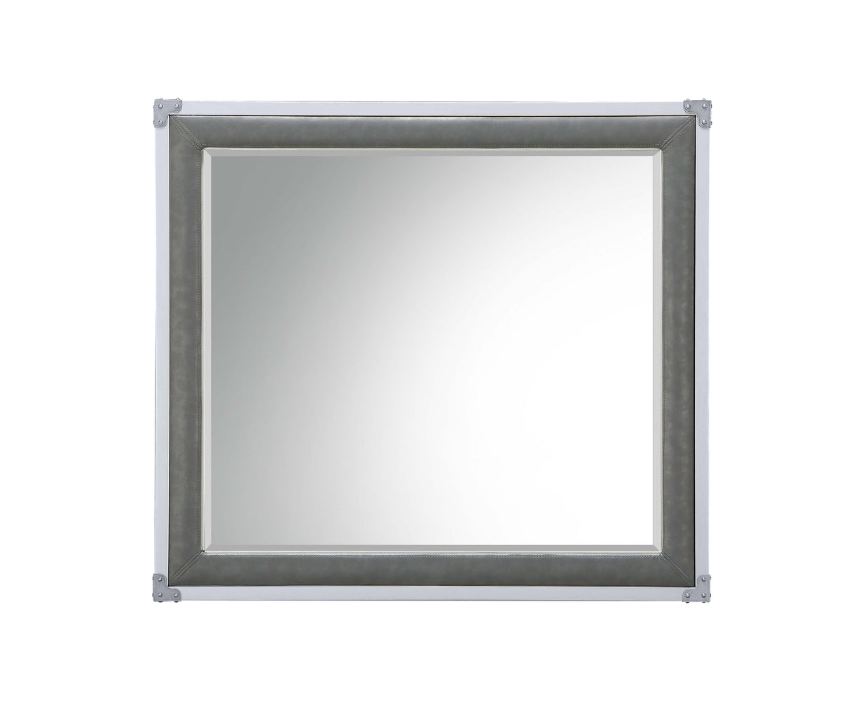 Orchest Gray Mirror Half Price Furniture