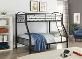 Cayelynn Black Bunk Bed (Twin/Full) Half Price Furniture