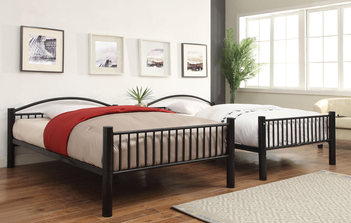 Cayelynn Black Bunk Bed (Full/Full)  Half Price Furniture