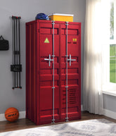 Cargo Red Wardrobe (Double Door) Half Price Furniture