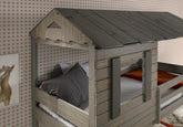 Darlene Rustic Gray Twin/Twin Bunk Bed Half Price Furniture