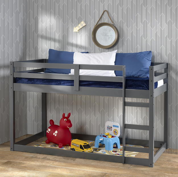 Gaston Gray Loft Bed  Half Price Furniture