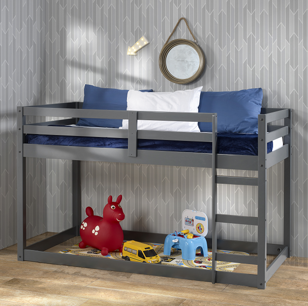 Gaston Gray Loft Bed Half Price Furniture