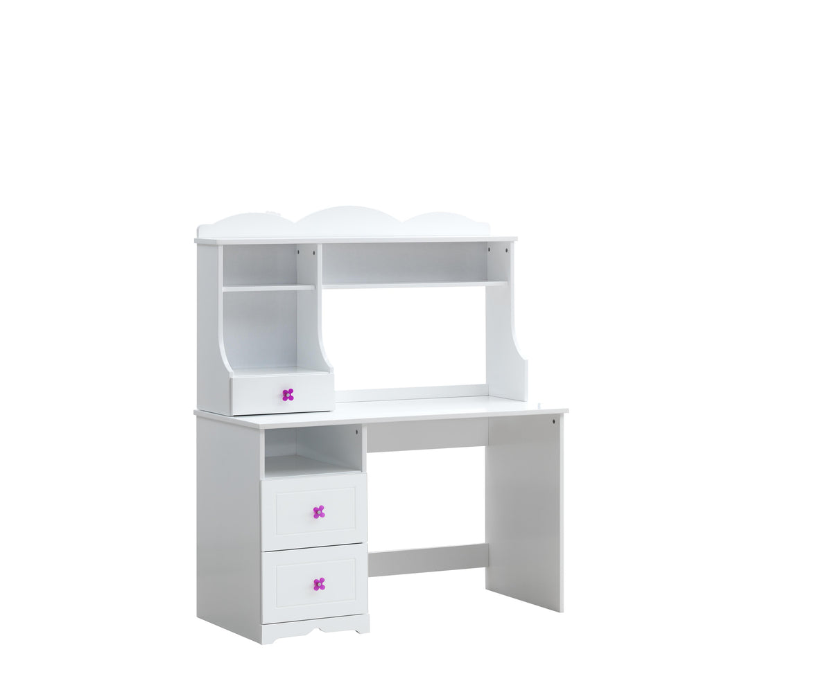 Meyer White Hutch  Half Price Furniture