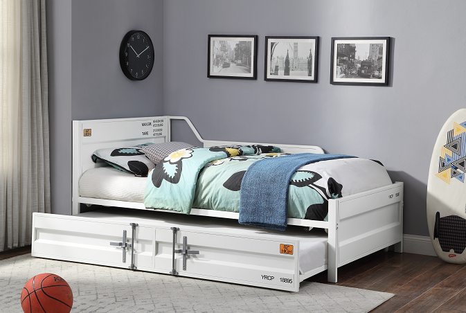 Cargo White Daybed & Trundle (Twin Size) Half Price Furniture