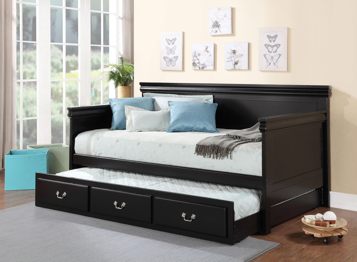Bailee Black Daybed (Twin Size)  Half Price Furniture