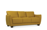 Valeria Mustard Leather Sofa Half Price Furniture