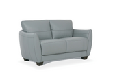 Valeria Watery Leather Loveseat  Half Price Furniture