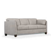 Matias Dusty White Leather Sofa Half Price Furniture