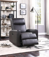 Blane Brown Top Grain Leather Match Recliner (Power Motion) Half Price Furniture