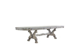 Dresden Vintage Bone White Dining Table (108"L) Half Price Furniture