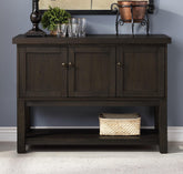 Haddie Distressed Walnut Server Half Price Furniture