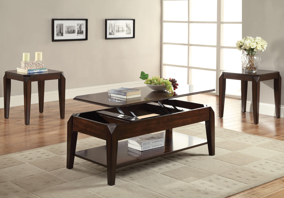 Docila Walnut Coffee Table  Half Price Furniture