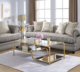 Astrid Gold & Mirror Coffee Table  Half Price Furniture