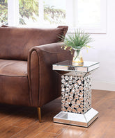 Kachina Mirrored & Faux Gems End Table Half Price Furniture