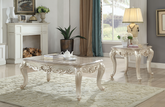 Gorsedd Marble & Antique White Coffee Table Half Price Furniture