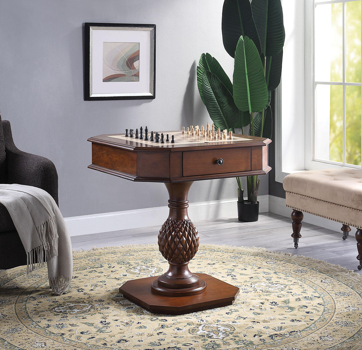 Bishop II Cherry Game Table Half Price Furniture