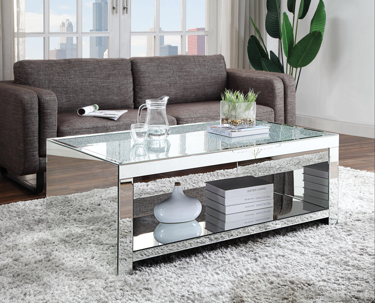 Malish Mirrored Coffee Table  Half Price Furniture