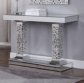 Kachina Mirrored & Faux Gems Console Table Half Price Furniture