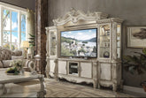 Versailles Bone White Entertainment Center (Side Piers & Bridge)  Half Price Furniture