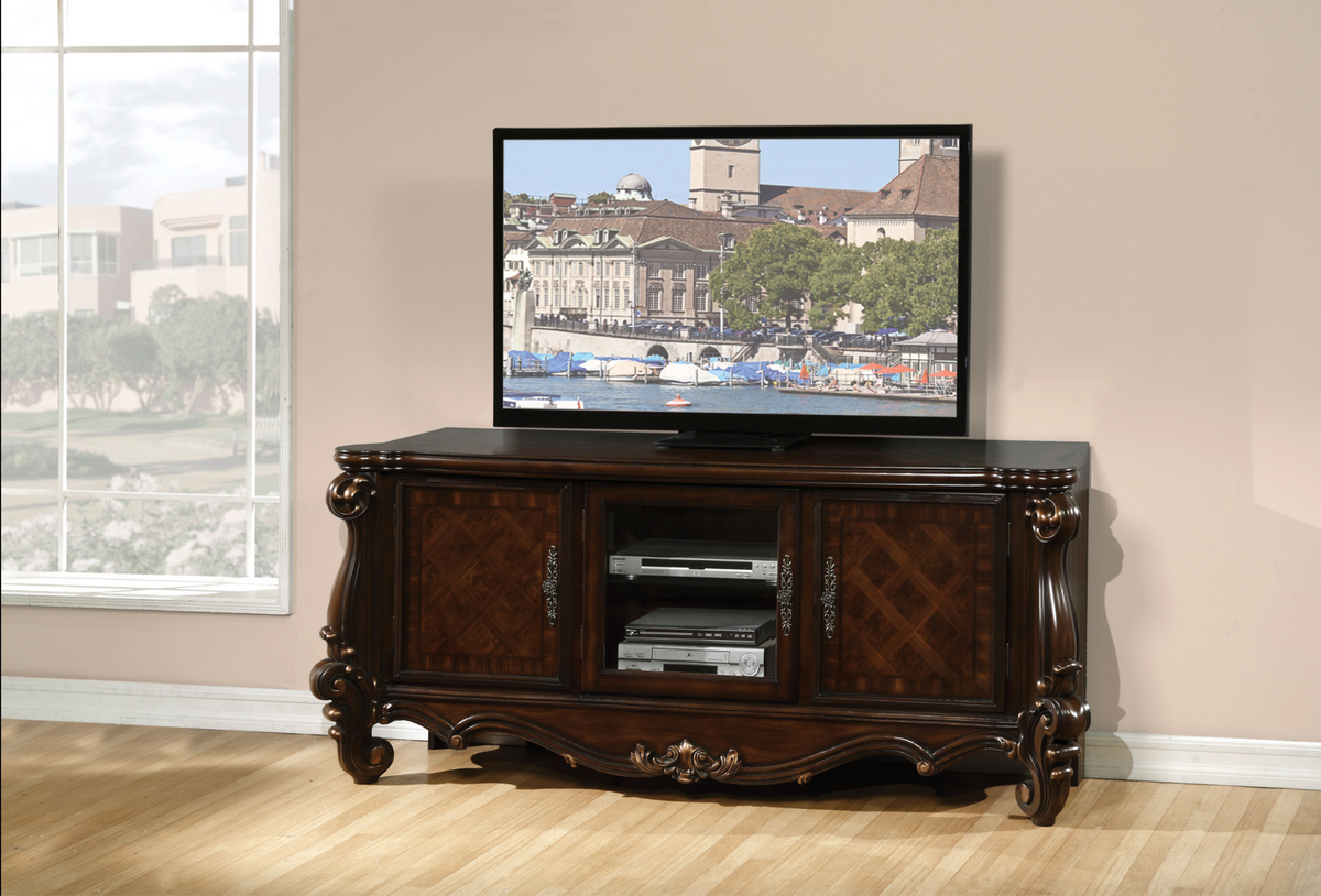 Versailles Cherry Oak TV Stand  Half Price Furniture