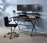 Hartman Black Computer Desk Half Price Furniture