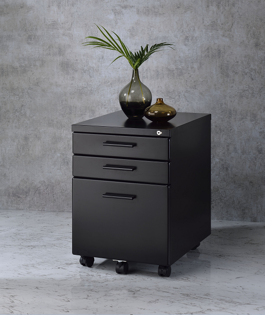 Peden Black File Cabinet  Half Price Furniture