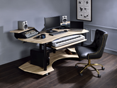 Eleazar Natural Oak Computer Desk Half Price Furniture