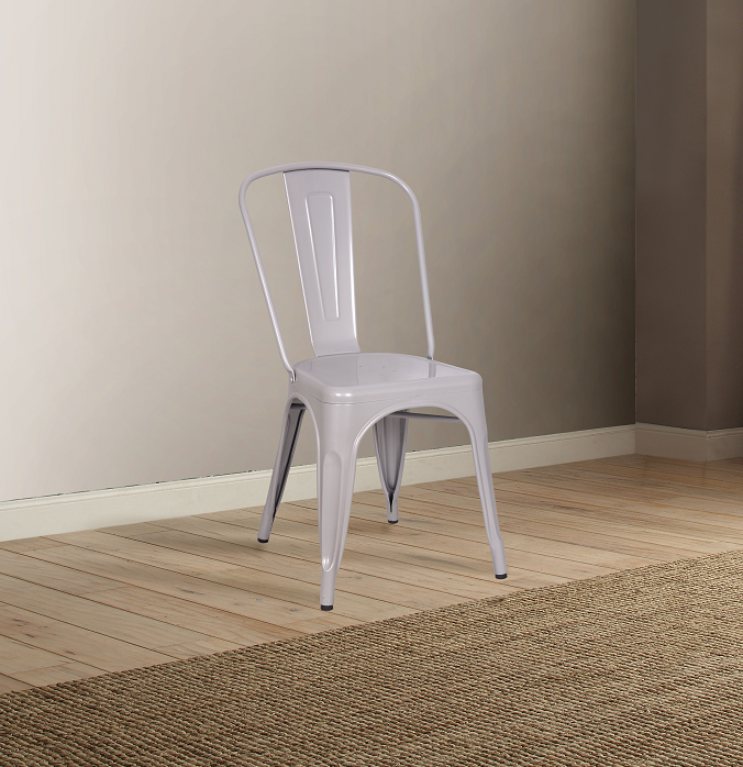 Jakia Silver Side Chair Half Price Furniture