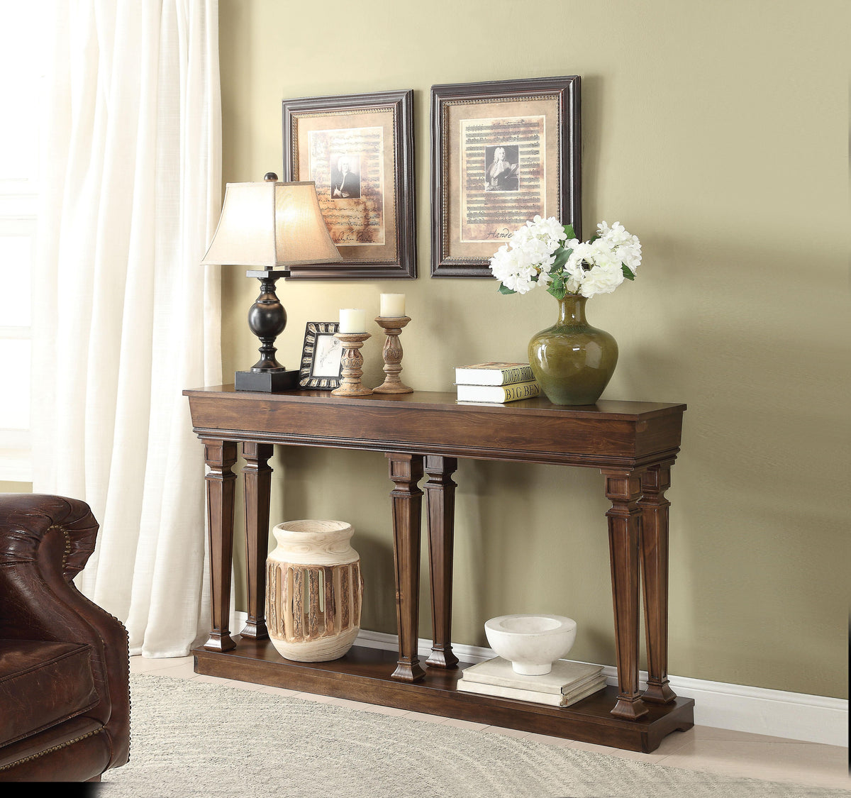 Garrison Oak Console Table Half Price Furniture