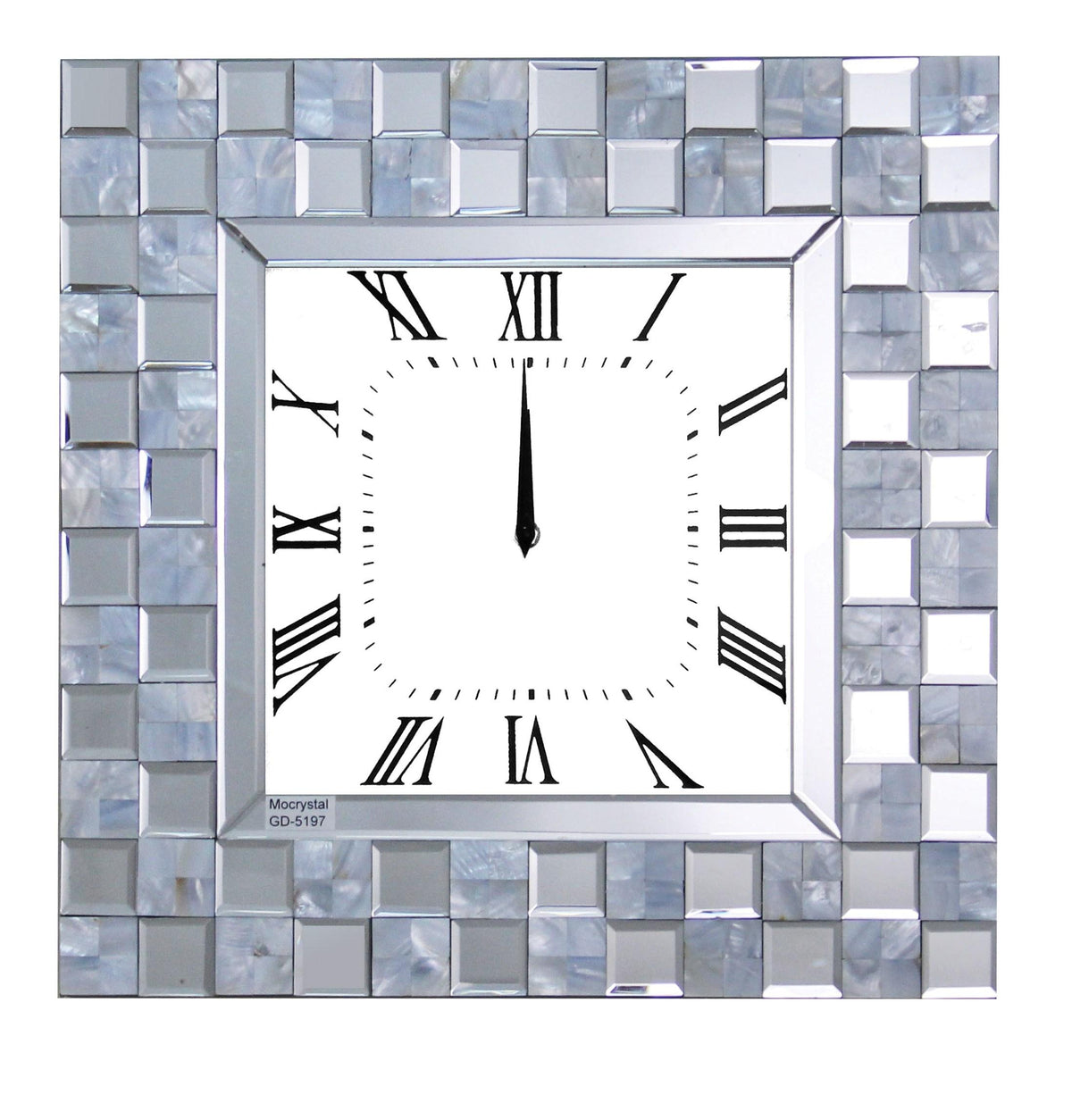 Nasa Mirrored Wall Clock  Half Price Furniture