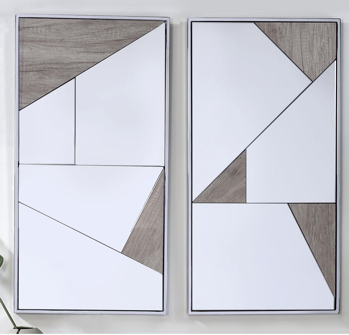 Chafik Mirrored, Chrome & Accent Mirror (Wall)  Half Price Furniture